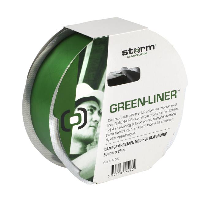 Dampspærretape Green-Liner 50 mm x 25 m